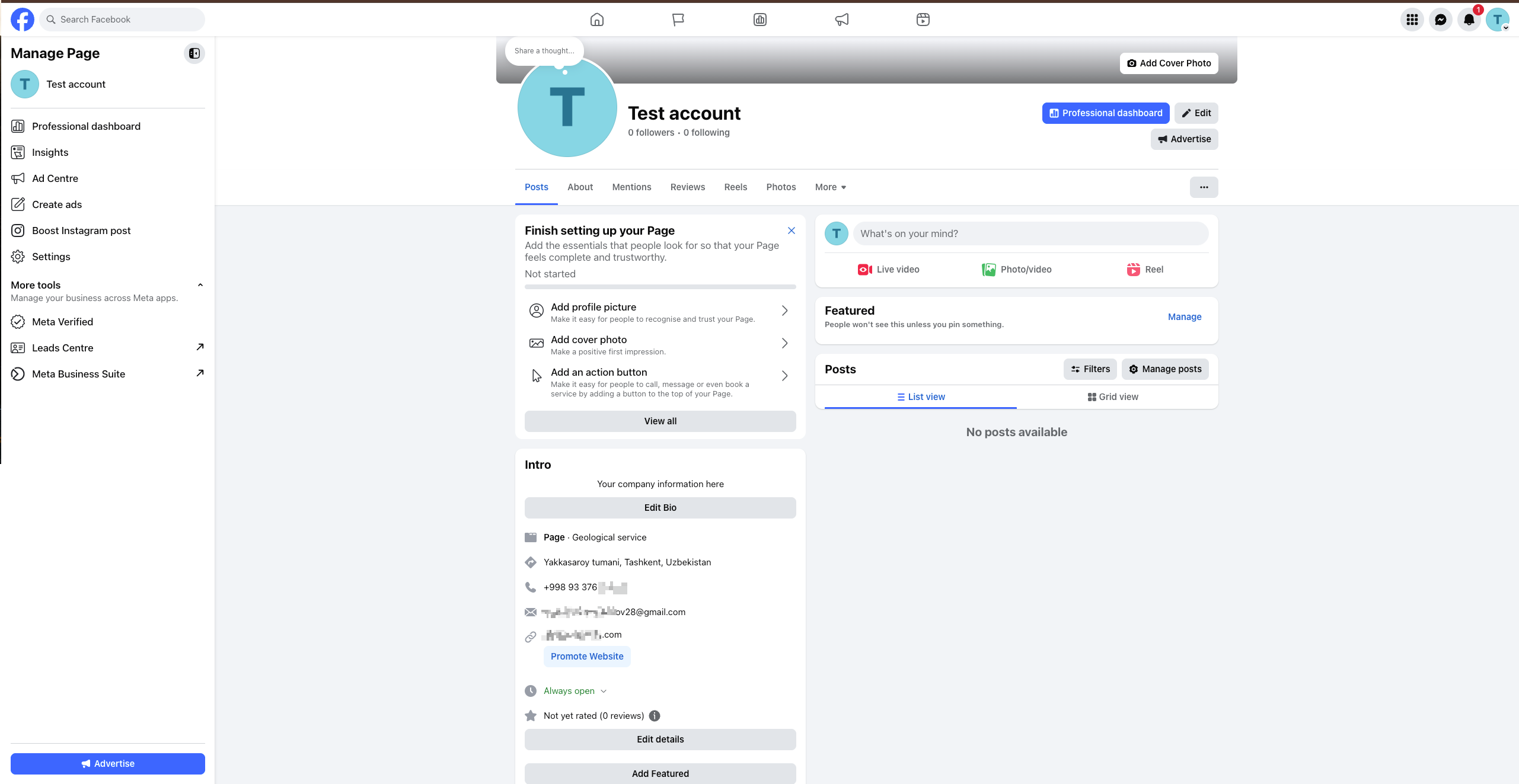 Yangi Business Page